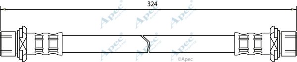 APEC BRAKING Тормозной шланг HOS3487